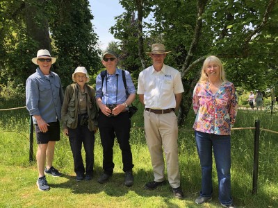 West Devon Steering Group with Rosemoor's Curator, Jonathan Webster